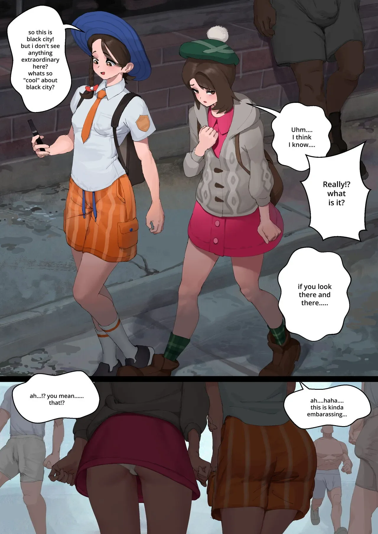 Gloria And Juliana Visit Black City